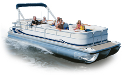 Tracker Marine PARTY BARGEÂ® 24 Signature Semi-Custom Boat Covers