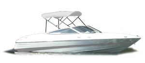 ENDURATop 3-Bow Bimini for Bayliner Runabout (2004-2005) - (73" - 78" W x 36" H x 6' - iboats.com