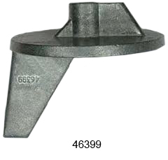 Replacement Trim Tab Anodes For Mercury/Mariner Part Number 46399 Replacement Trim Tab Anodes For Mercury/Mariner Part Number 46399