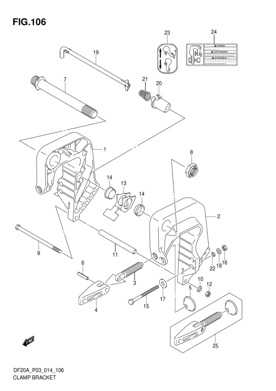 Clamp Bracket (Df15a P03)