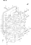 Crankcase (Dt150s/225/225g Model:95~00)(*) Crankcase (Dt150s/225/225g Model:95~00)(*)