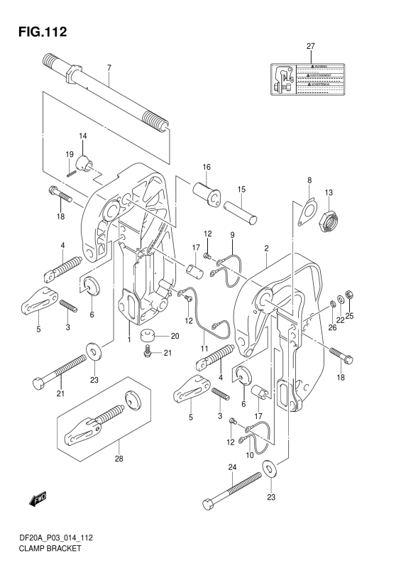 Clamp Bracket (Df20ath P03)