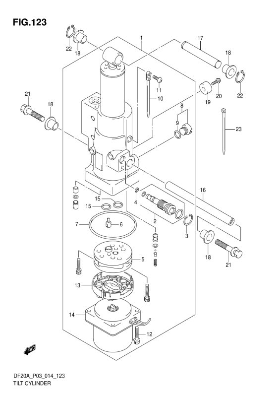 Tilt Cylinder (Df20at P03)