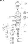 Crankshaft (Dt225/225g/150s)(*) Crankshaft (Dt225/225g/150s)(*)
