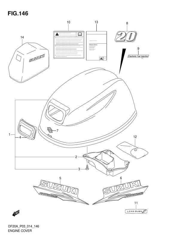 Engine Cover (Df20a P03)