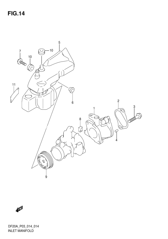 Inlet Manifold (Df9, 9b P03)