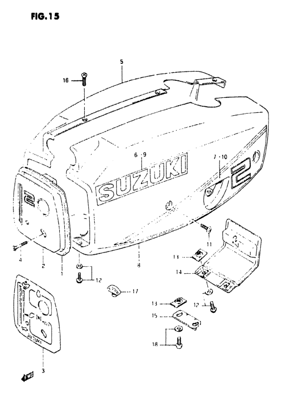 Engine Cover (Model :87-93)