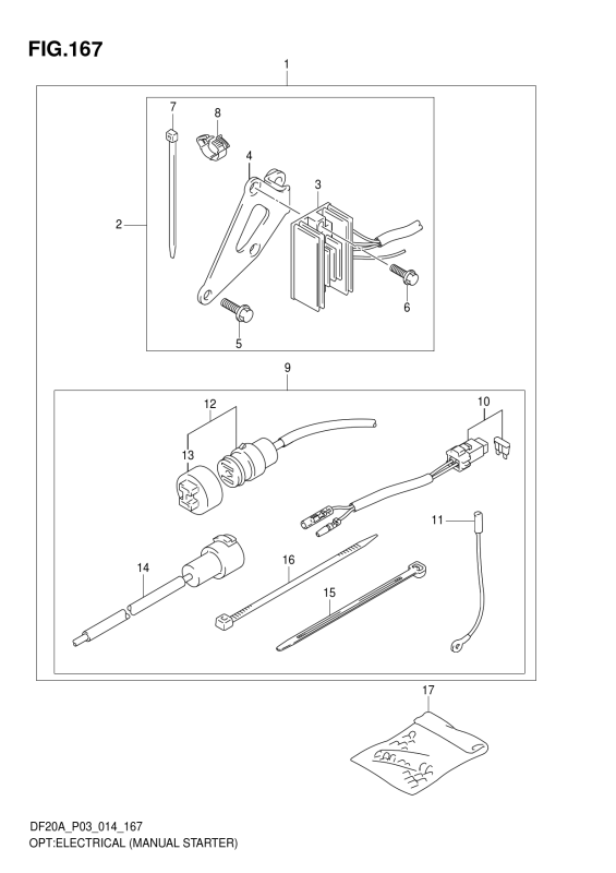 Opt:Electrical (Manual Starter) (Df20a P03)