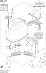 Engine Cover (For 0ep) (Df150tg E03) Engine Cover (For 0ep) (Df150tg E03)