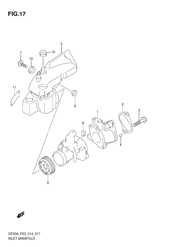 Inlet Manifold (Df15ar P03)