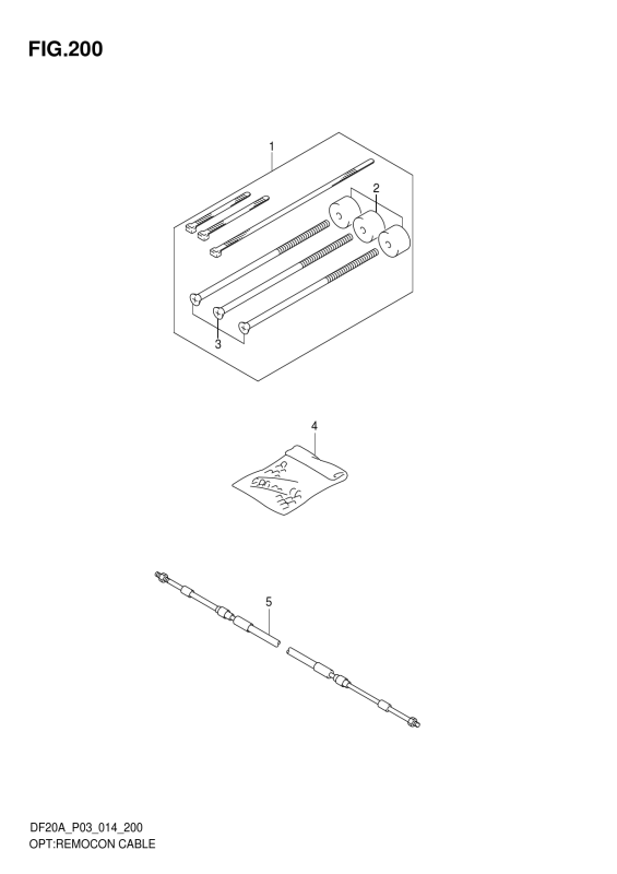 Opt:Remocon Cable (Df20at P03)