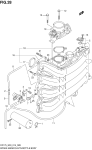 Intake Manifold/Throttle Body (Df175zg E03) Intake Manifold/Throttle Body (Df175zg E03)