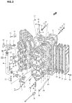 Cylinder Head (Dt150s/200a/200s)(~Model:92) Cylinder Head (Dt150s/200a/200s)(~Model:92)