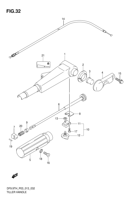 Tiller Handle