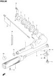 Tiller Handle (Dt4 Model:93~98)