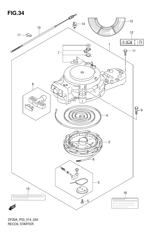 Recoil Starter (Df20at P03)