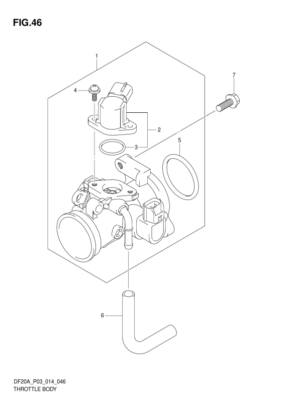 Throttle Body (Df20ar P03)