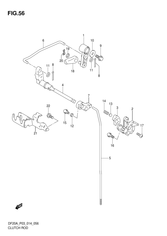 Clutch Rod (Df20ar P03)