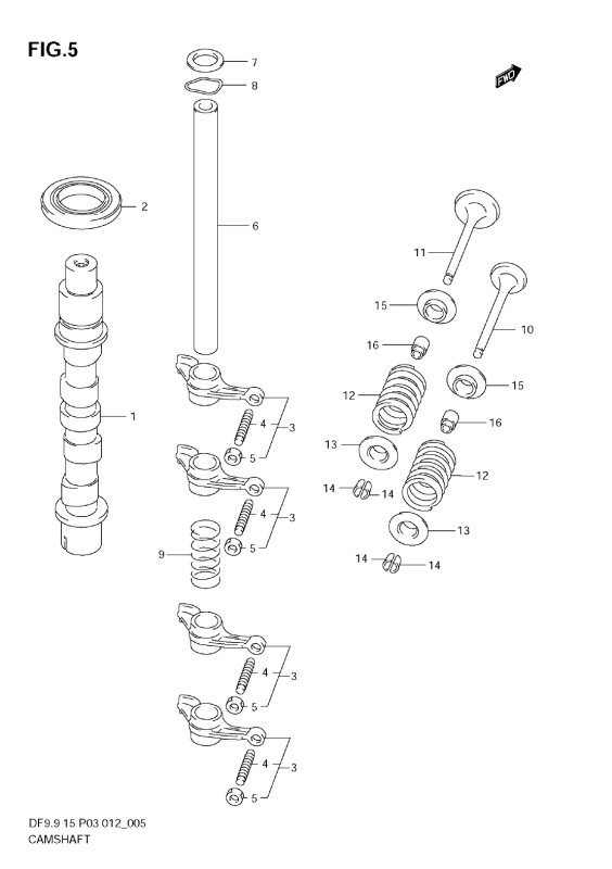 Camshaft (Df9, 9t)