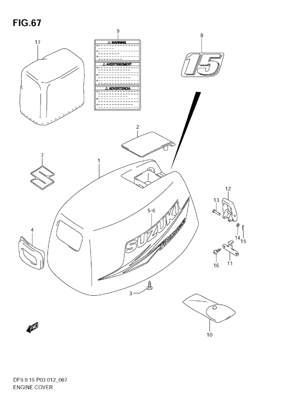 Engine Cover (Df15)