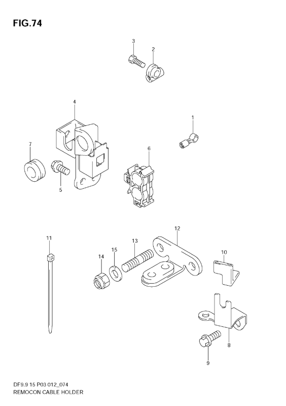 Remocon Cable Holder (Df9, 9t)