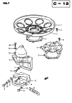 Oil Seal Housing / Bracket , Motor