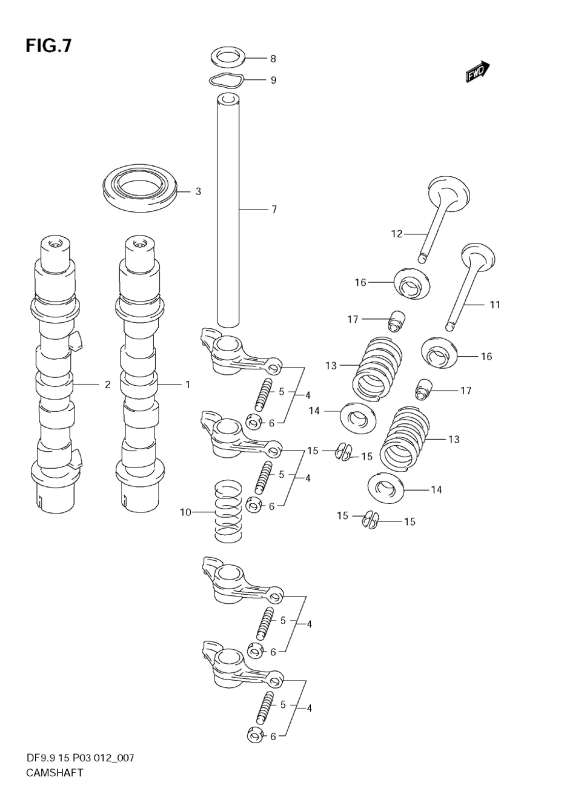 Camshaft (Df15)