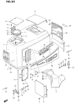 Engine Cover (Dt150s) (Model:87~93) Engine Cover (Dt150s) (Model:87~93)