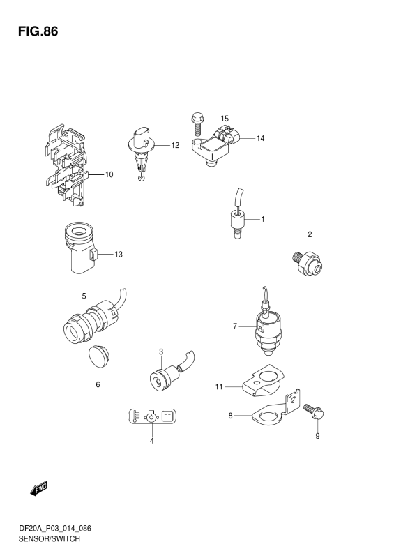 Sensor/Switch (Df9, 9b P03)