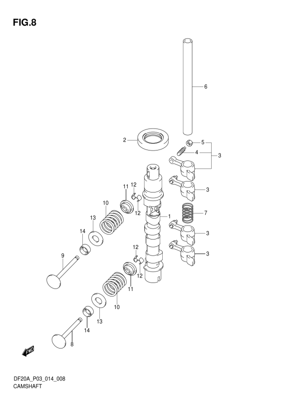 Camshaft (Df15ar P03)