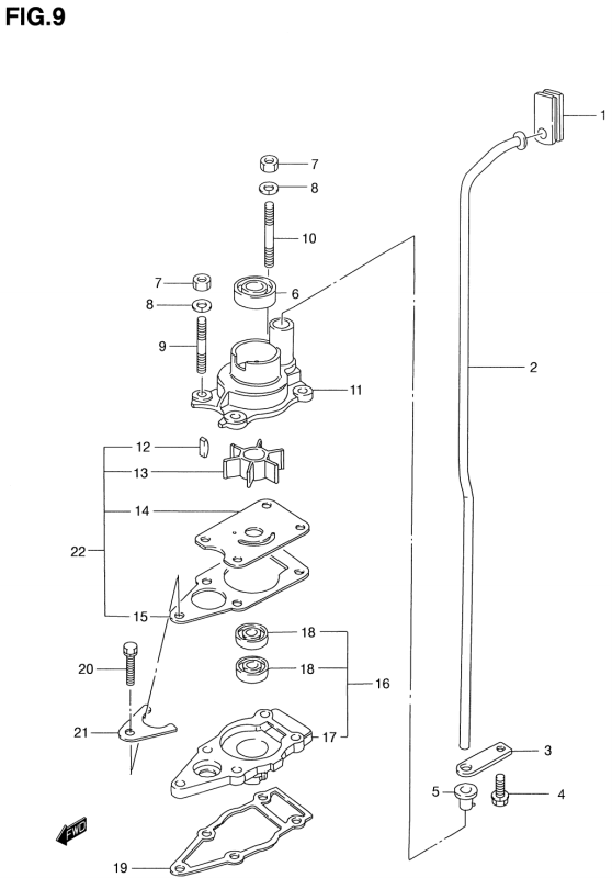 Water Pump (Dt4)