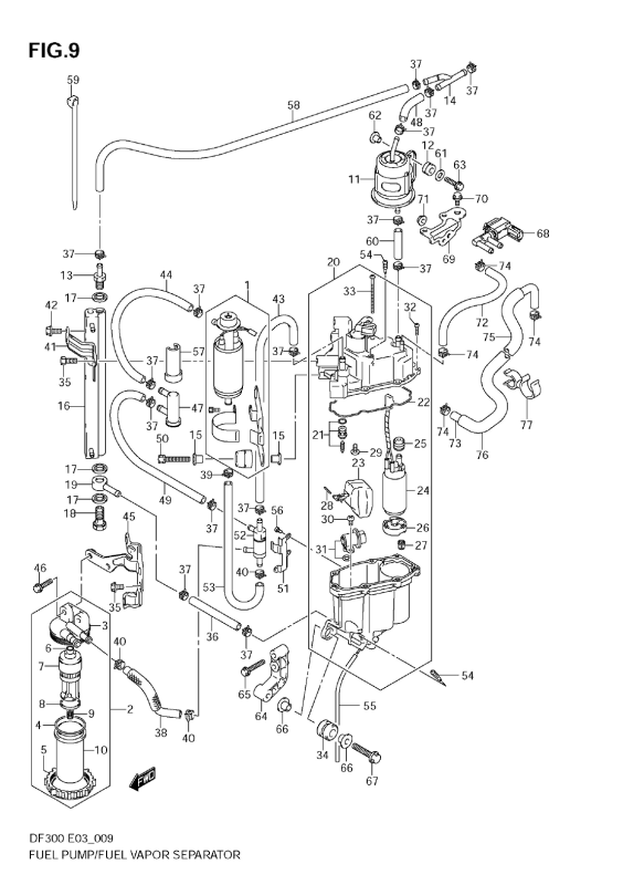 Fuel Pump / Fuel Vapor Separator