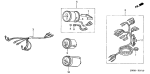 Tachometer/Starter Cable