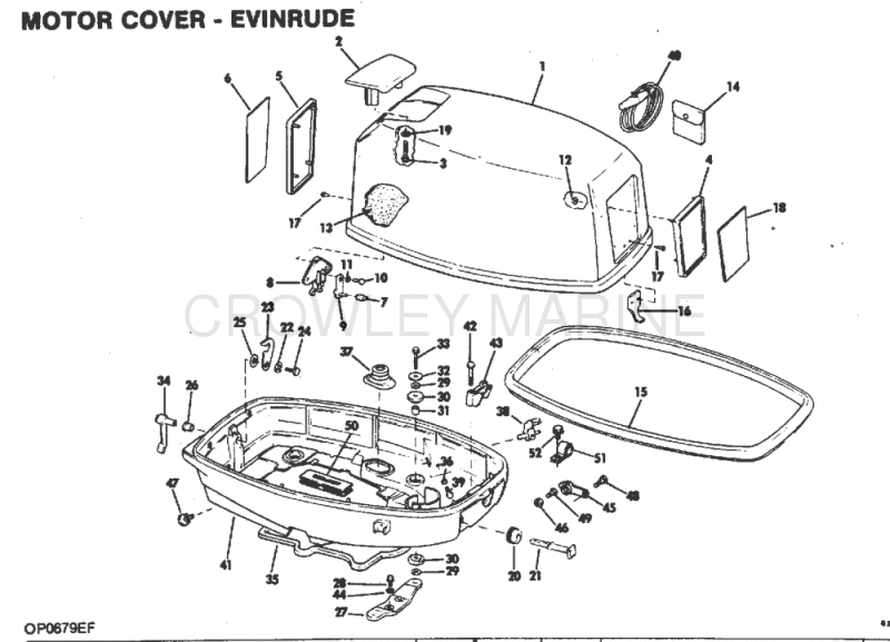 Motor Cover - Evinrude