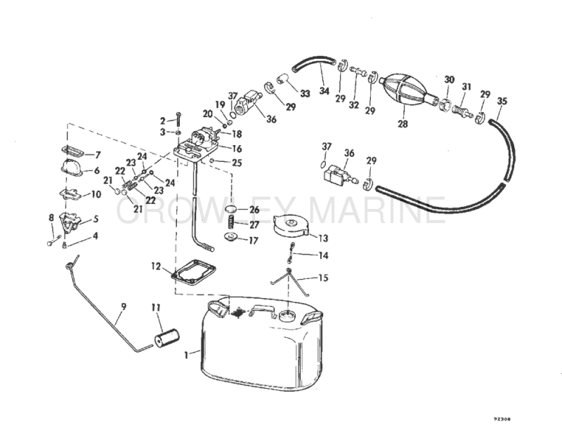 Fuel Tank - 6 Gallon