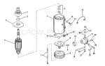 Electric Starter & Solenoid Prestolite Models Mgd-4115 & Poa