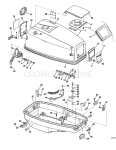 Motor Cover - Evinrude Motor Cover - Evinrude