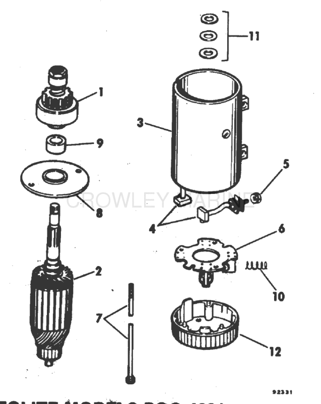 Electric Starter - Prestolite Models Mgl-4109