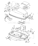 Motor Cover - Evinrude Motor Cover - Evinrude