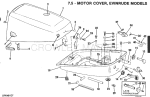 Motor Cover, Evinrude Models-7.5