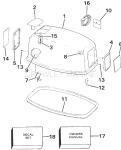 Engine Cover - Evinrude