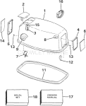 Engine Cover - Evinrude