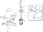 Electric Starter & Solenoid American Bosch #255625-Mo30sm