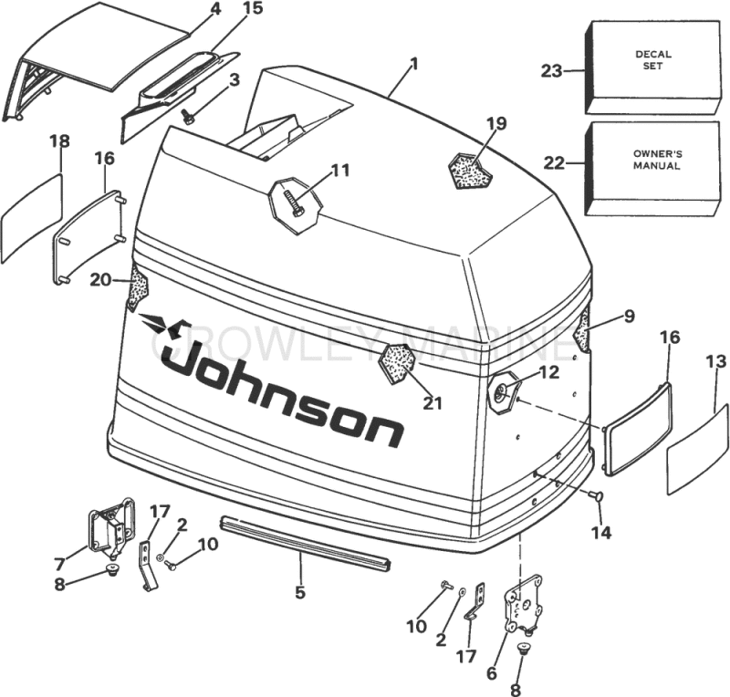 Engine Cover - Johnson