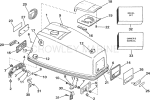 Engine Cover - Johnson Electric Start Models