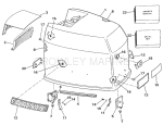 Engine Cover - Evinrude - 200tx/225