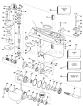 Gearcase - 15" Transom" >Gearcase - 15