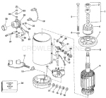 Electric Starter & Solenoid American Bosch 08142-23-Mo30sm Electric Starter & Solenoid American Bosch 08142-23-Mo30sm