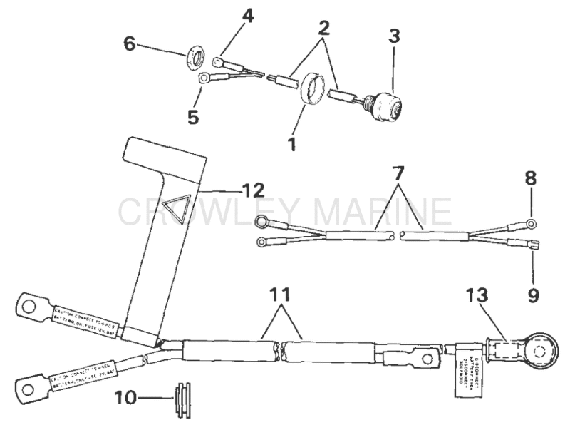 Start Switch & Cables - 25tec - 25telc