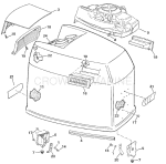 Engine Cover - Evinrude - 185 Engine Cover - Evinrude - 185